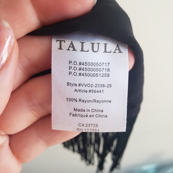 Kimono Black Talula size SM - Picture 8 of 11